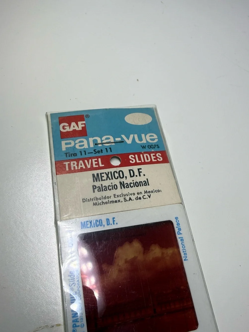 Vintage 1990s Pana-Vue 35mm Mexico City Panoramic Slide Set Of 4